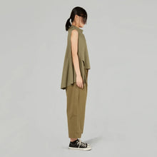 Load image into Gallery viewer, 110225 ASYMMETRICAL SLEEVELESS BLOUSE