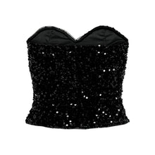 Load image into Gallery viewer, ONLCONFIDENC SEQUINS HEART TOP