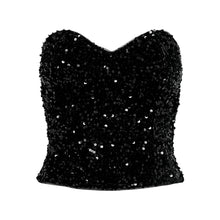 Load image into Gallery viewer, ONLCONFIDENC SEQUINS HEART TOP