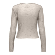 Load image into Gallery viewer, ONLSIVAL RHINESTONE LIFE LONG SLEEVES TOP