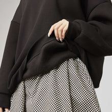 Load image into Gallery viewer, 223781J BLACK COTTON SWEATSHIRT