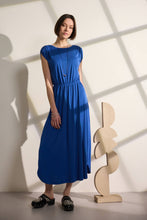 Load image into Gallery viewer, AMALISSE MIDI DRESS WITH SHOULDER PLEATS