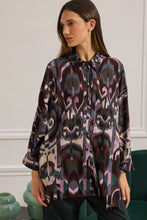 Load image into Gallery viewer, BRIOLA SHIRT PRINT LOOSE 3/4