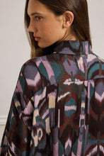 Load image into Gallery viewer, BRIOLA SHIRT PRINT LOOSE 3/4