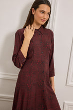 Load image into Gallery viewer, CADENZA DRESS PRINT BUTTONS FRONT