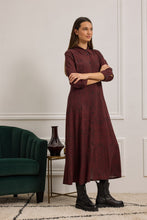 Load image into Gallery viewer, CADENZA DRESS PRINT BUTTONS FRONT