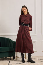 Load image into Gallery viewer, CADENZA DRESS PRINT BUTTONS FRONT