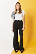 Load image into Gallery viewer, D34019 HIGH WAIST TROUSERS STRAIGHT LINE