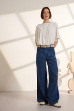 Load image into Gallery viewer, EVAYA FIVE POCKETS WIDE -LEG JEANS