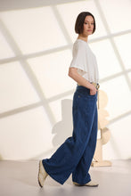 Load image into Gallery viewer, EVAYA FIVE POCKETS WIDE -LEG JEANS