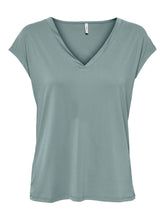 Load image into Gallery viewer, ONLFREES26 SHORT SLEEVES MODAL V BLOUSE