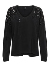 Load image into Gallery viewer, ONLSTARRY LONG SLEEVE V-NECK KNT