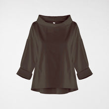 Load image into Gallery viewer, 110150 THE DRAPED COWL NECK BLOUSE
