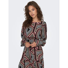 Load image into Gallery viewer, ONLMENDES  LONG SLEEVE BOATNECK DRESS
