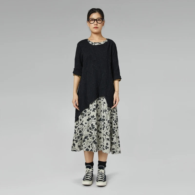 224442 ASYMMTERIC BLOUSE