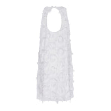 Load image into Gallery viewer, YASDIO SLEEVELESS WHITE MINI DRESS
