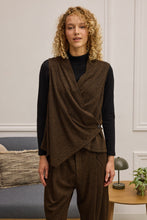 Load image into Gallery viewer, ACHARA ASYMMETRICAL PRINTED CROISE VEST
