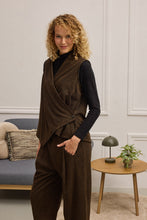 Load image into Gallery viewer, ACHARA ASYMMETRICAL PRINTED CROISE VEST
