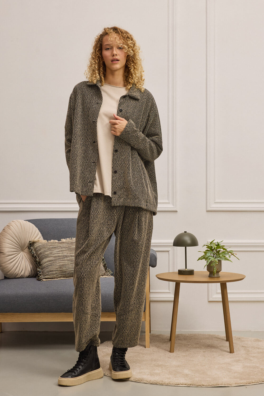 ADRITI  PRINTED PANT 7/8