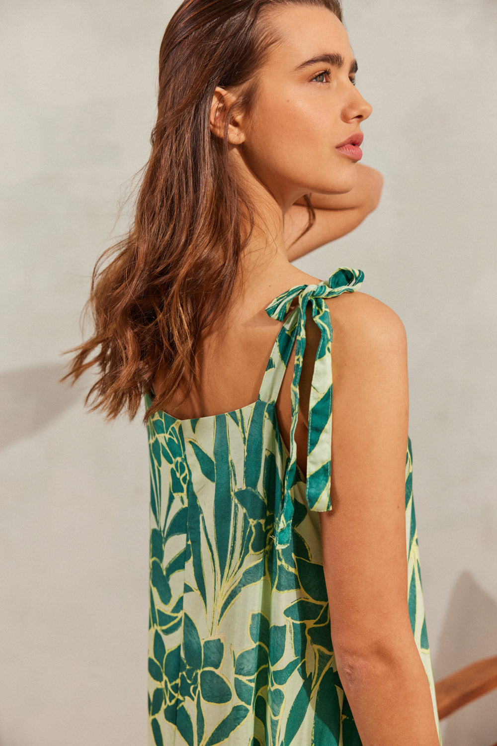 AGOSTINA1 MIDI  PRINTED DRESS