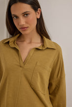 Load image into Gallery viewer, AMA COTTON BLOUSE WITH POCKET
