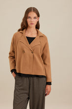 Load image into Gallery viewer, CAMEL SHORT CARDIGAN
