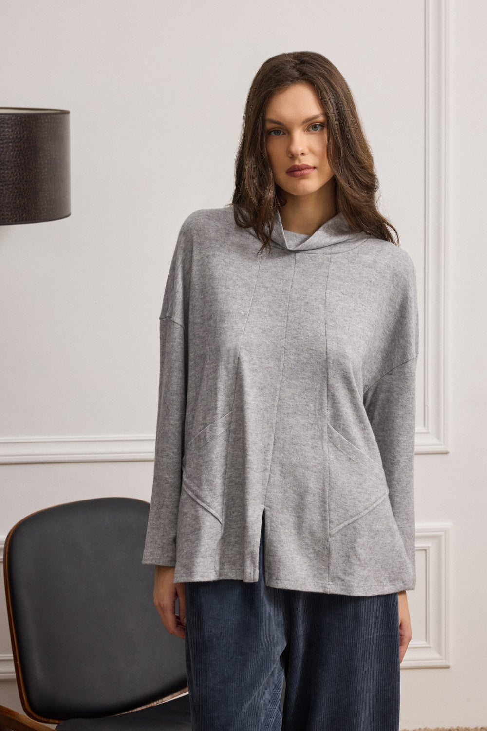 FINTAN BLOUSE LOOSE WITH POCKETS