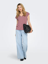 Load image into Gallery viewer, ONLFREES26 SHORT SLEEVES MODAL V BLOUSE
