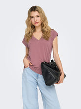 Load image into Gallery viewer, ONLFREES26 SHORT SLEEVES MODAL V BLOUSE
