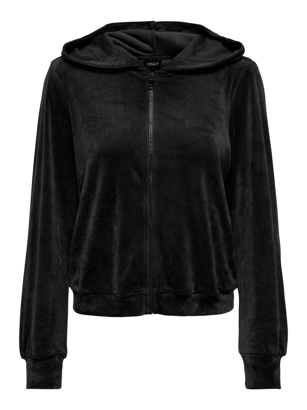 ONLREBEL VELVET ZIP HOODIE