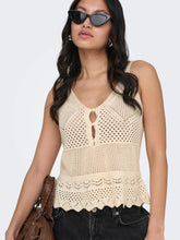 Load image into Gallery viewer, ONLLISON CROCKET KNIT TOP
