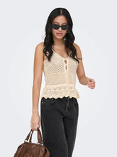 Load image into Gallery viewer, ONLLISON CROCKET KNIT TOP
