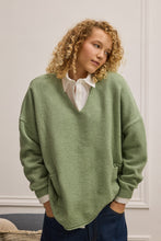 Load image into Gallery viewer, INDY KNITWEAR V-NECK 2 POCKETS LOOSE
