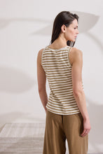 Load image into Gallery viewer, KAELIA STRIPED SLEEVELESS BLOUSE
