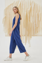 Load image into Gallery viewer, KARPATHOS_1 JUMPSUIT CROPPED COMFORTABLE VISCOSE
