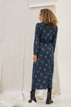 Load image into Gallery viewer, KASSITERA PRINTED DRESS LONG SLEEVE COLLAR VISCOSE
