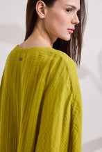 Load image into Gallery viewer, MARSH TUNIC IN CRINKLE FABRIC WITH PUFF SLEEVES
