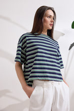 Load image into Gallery viewer, NINA STRIPE BLOUSE
