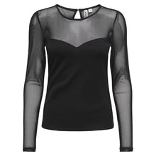 Load image into Gallery viewer, ONLHEART SHEER MESH LONG SLEEVE TOP

