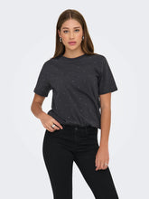 Load image into Gallery viewer, ONLMONJA T-SHIRT WITH GLITTER

