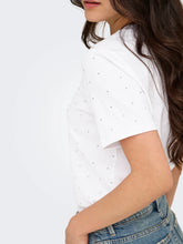 Load image into Gallery viewer, ONLMONJA T-SHIRT WITH GLITTER
