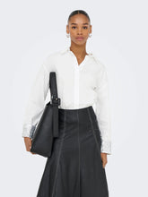 Load image into Gallery viewer, ONLPANAMA WHITE COTTON SHIRT
