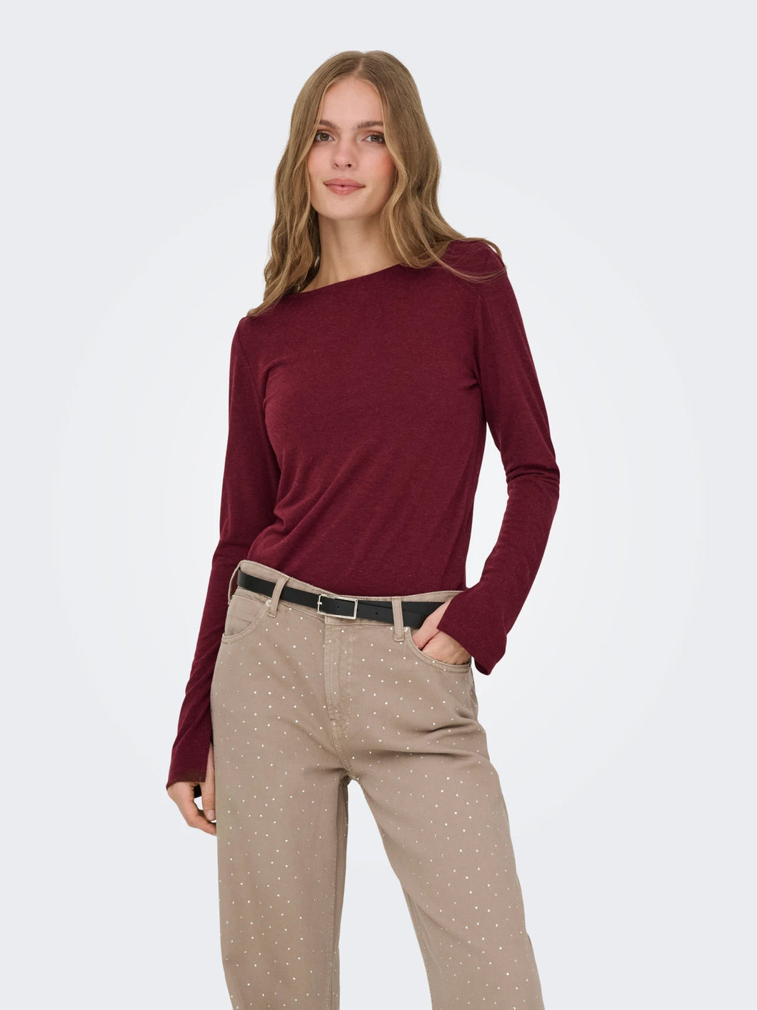 ONLSIAW LONG SLEEVE  O-NECK TOP