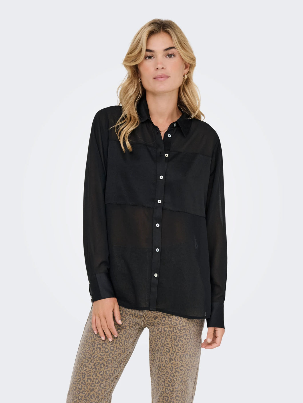 ONLSTARL/S MIX SHIRT SOLID