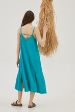 Load image into Gallery viewer, OXIA ELASTIC MIDI DRESS OPEN BACK
