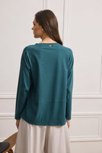 Load image into Gallery viewer, TOBY COTTON BLOUSE ASYMMETRIC WITH POCKET
