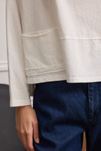 Load image into Gallery viewer, TOBY COTTON BLOUSE ASYMMETRIC WITH POCKET
