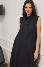 Load image into Gallery viewer, ZENNA BLACK  COLLAR DRESS
