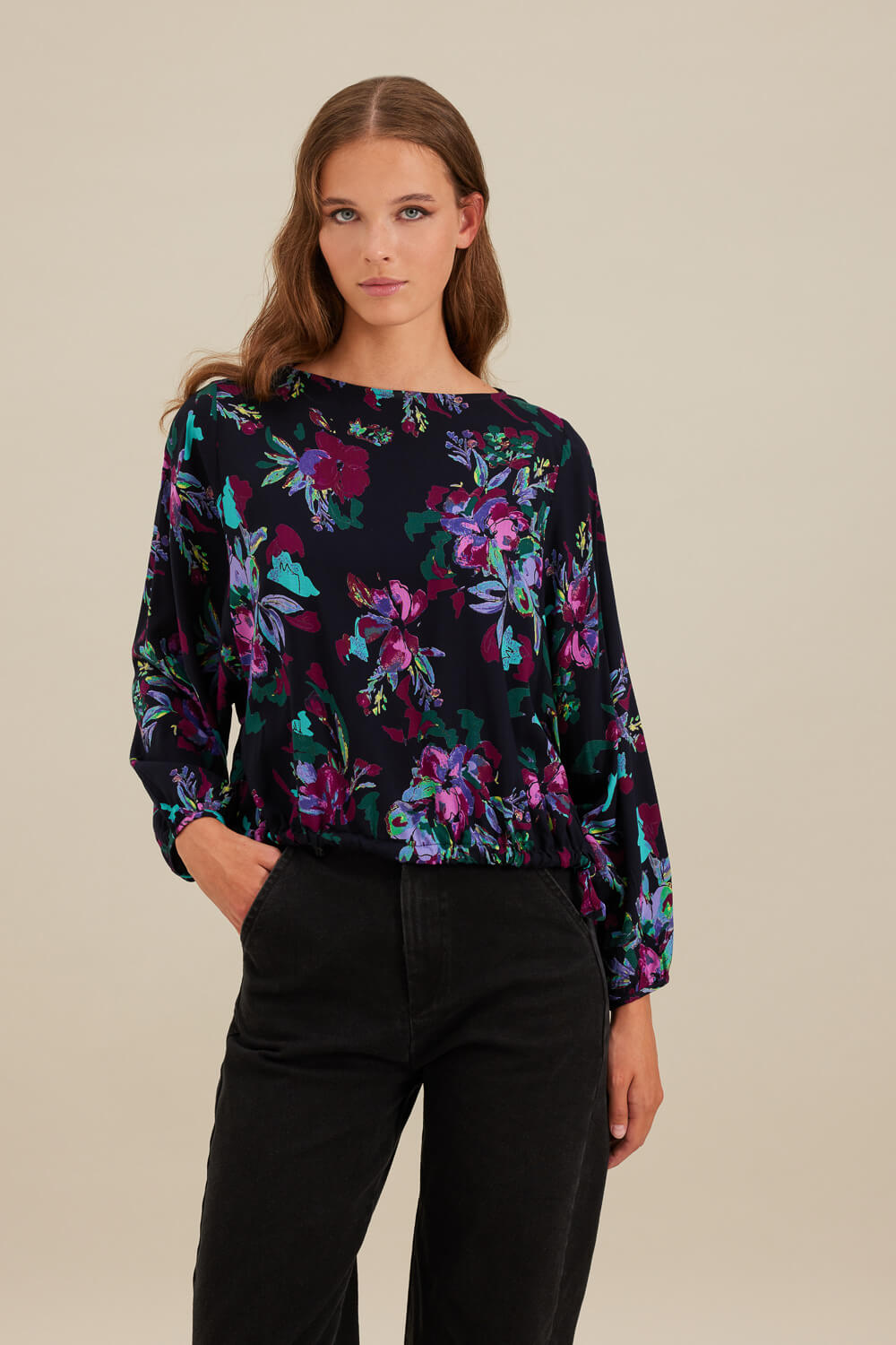 MASTIFF  CROPPED PRINTED TUNIC