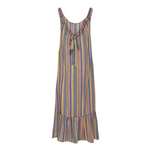 Load image into Gallery viewer, ONLALMADR LONG DRESS WITH FRILL TO THE END &amp; SLEEVELESS &amp;STRIPES
